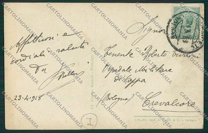 Bologna Persiceto cartolina QQ9289 – retro