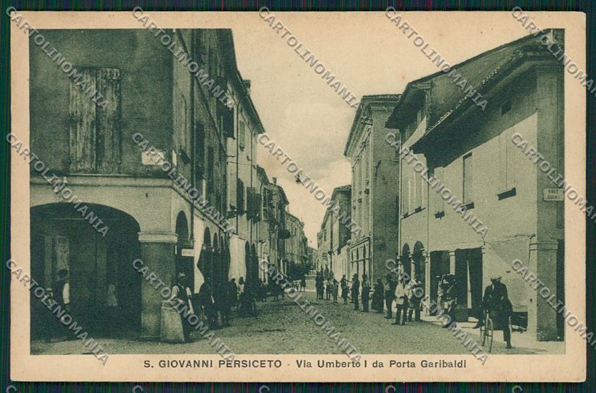 Bologna Persiceto San Giovanni cartolina QQ9290 – fronte