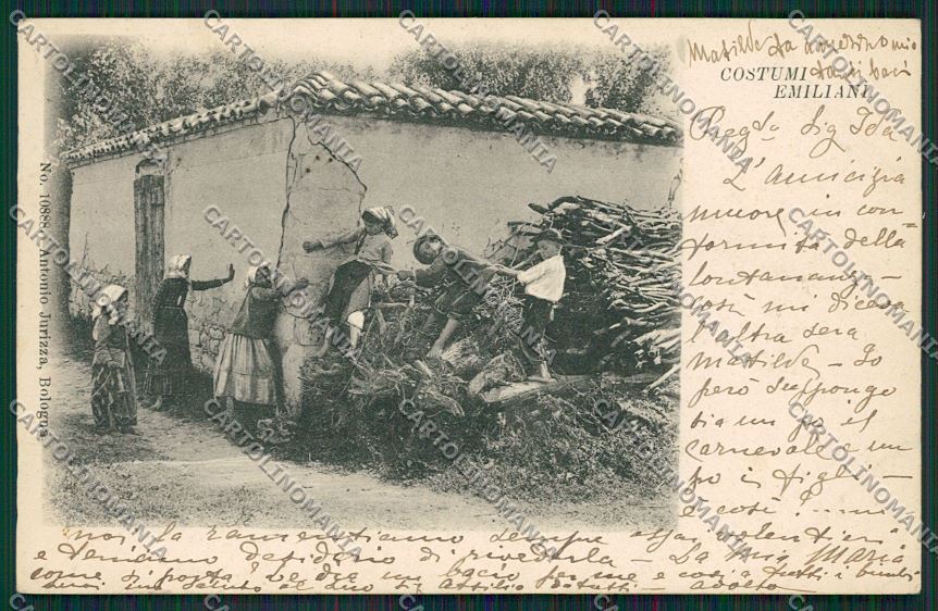 Bologna Costumi cartolina QQ9324 – fronte