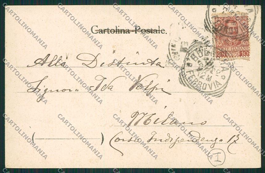 Bologna Costumi cartolina QQ9324 – retro