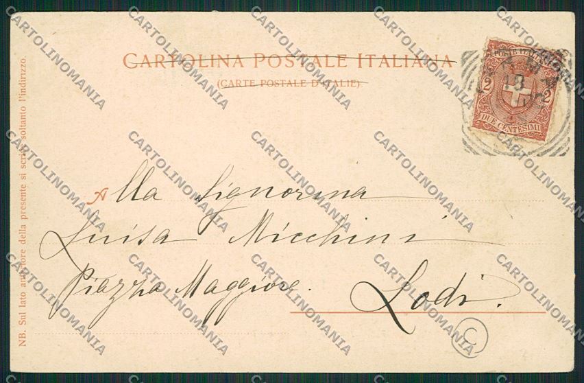 Parma città cartolina QQ9335 – retro
