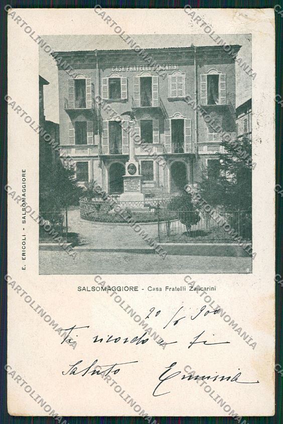 Parma Salsomaggiore PIEGHINE cartolina QQ9345 – fronte