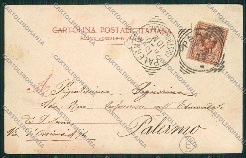 Parma città cartolina QQ9385 – retro