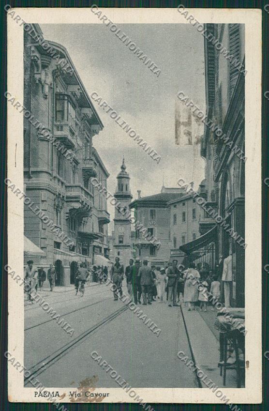Parma città FORO STRAPPINI cartolina QQ9389 – fronte