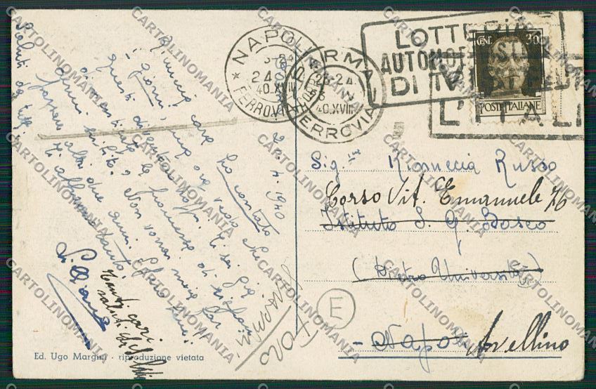 Parma città FORO STRAPPINI cartolina QQ9389 – retro