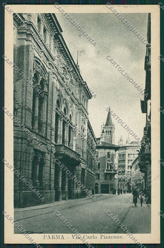 Parma città PIEGA cartolina QQ9390 – fronte