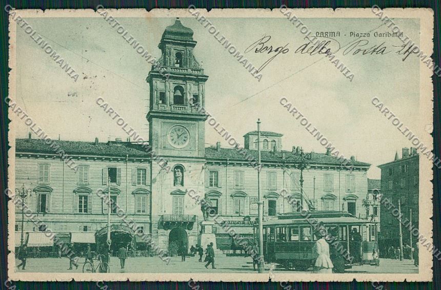 Parma città Tram STRAPPINO cartolina QQ9399 – fronte