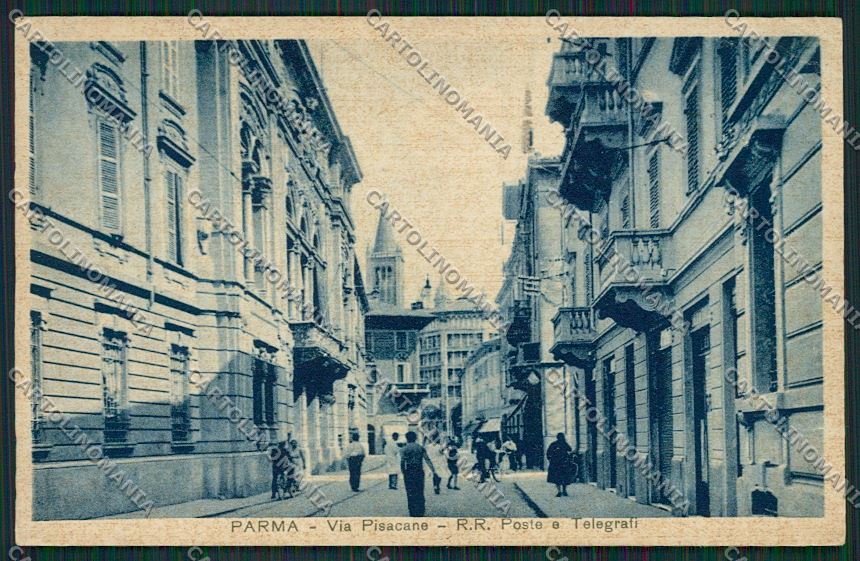 Parma città PIEGA cartolina QQ9409 – fronte