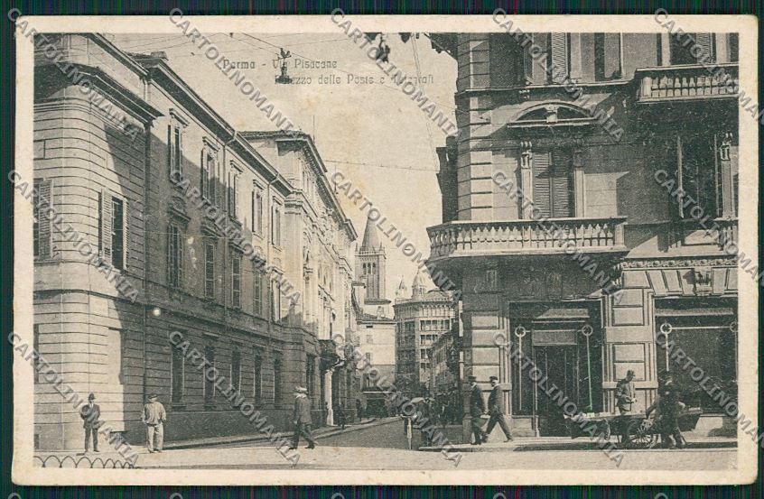 Parma città PIEGHINE cartolina QQ9418 – fronte