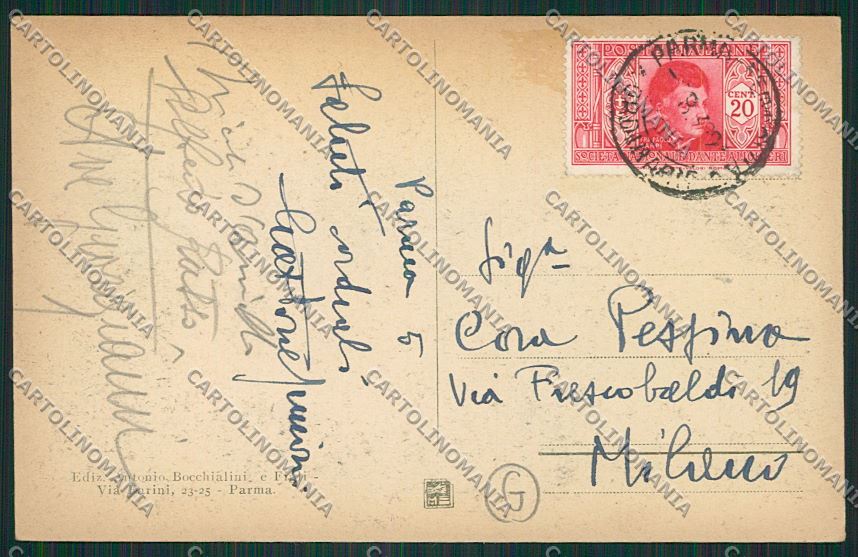 Parma città cartolina QQ9419 – retro