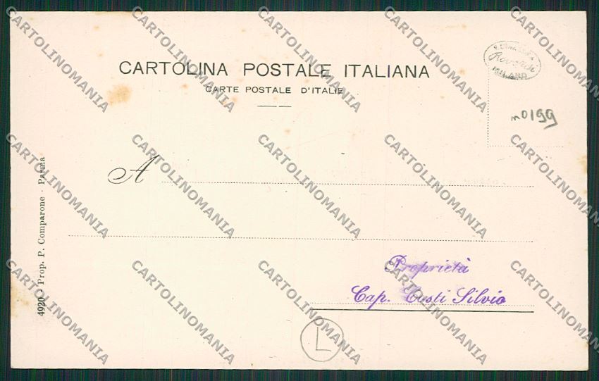 Parma città cartolina QQ9439 – retro