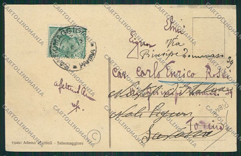 Parma Salsomaggiore cartolina QQ9458 – retro