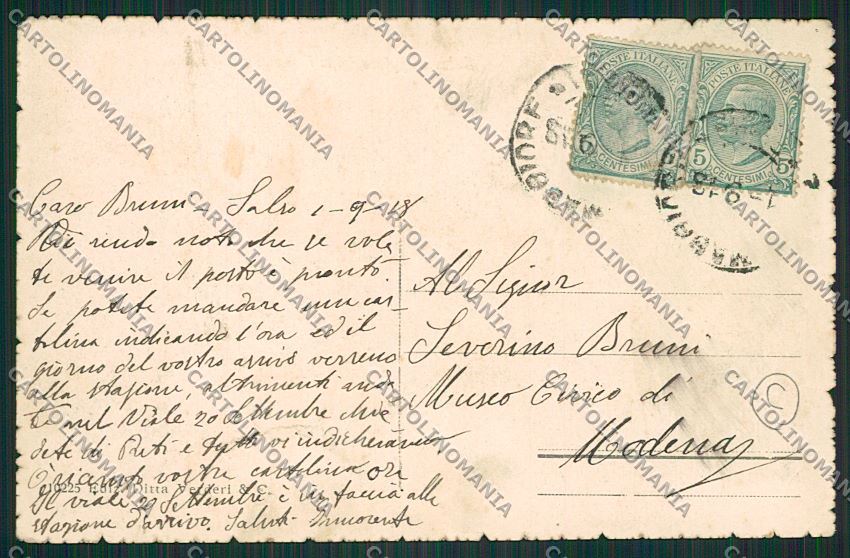 Parma Salsomaggiore cartolina QQ9461 – retro
