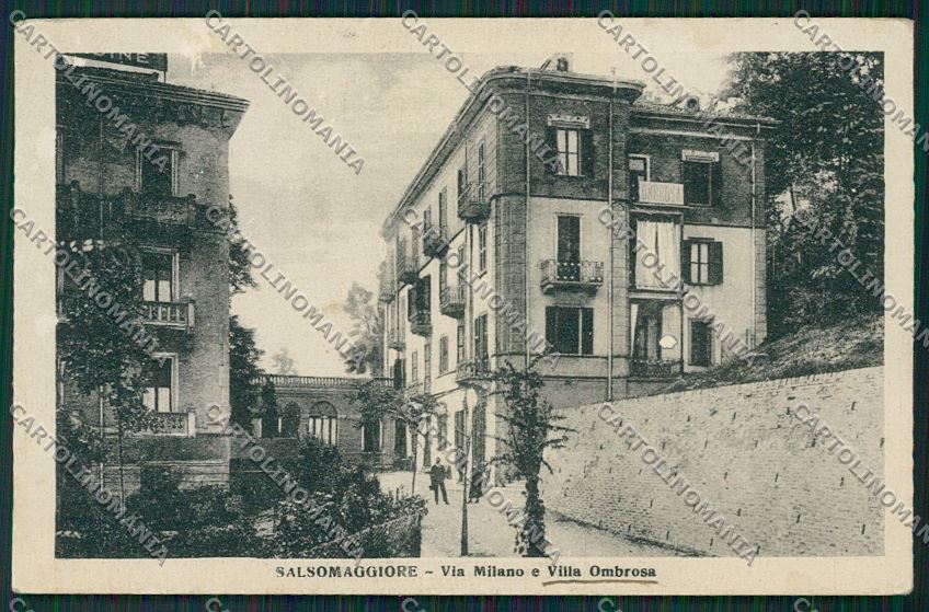 Parma Salsomaggiore ABRASA cartolina QQ9465 – fronte