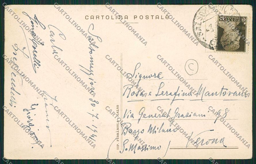 Parma Salsomaggiore cartolina QQ9468 – retro