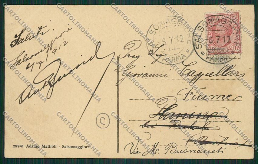Parma Salsomaggiore cartolina QQ9472 – retro