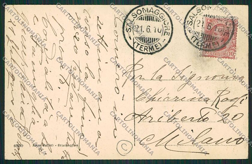 Parma Salsomaggiore cartolina QQ9478 – retro