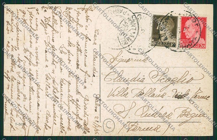 Parma Salsomaggiore cartolina QQ9479 – retro