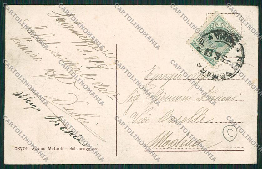 Parma Salsomaggiore cartolina QQ9480 – retro