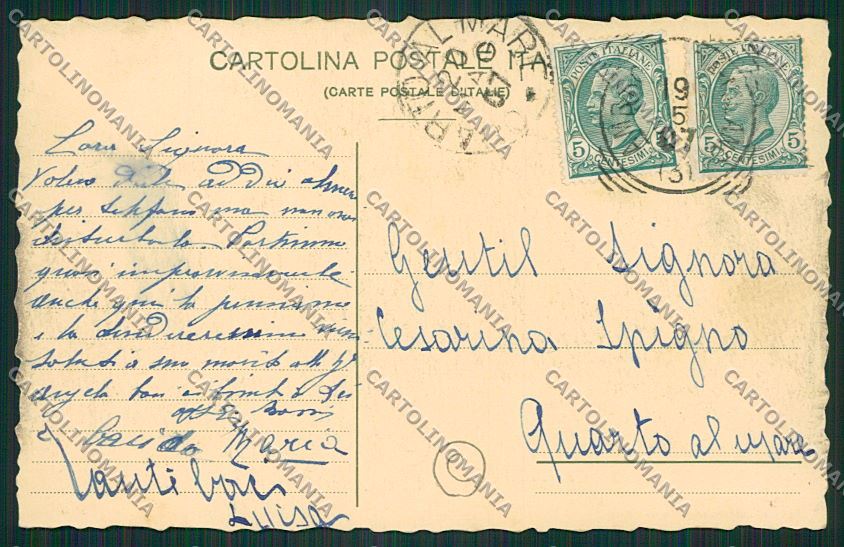 Parma Salsomaggiore cartolina QQ9482 – retro
