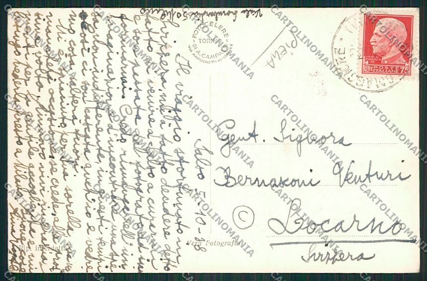Parma Salsomaggiore PIEGA Foto cartolina QQ9499 – retro