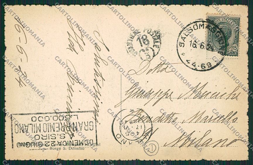 Parma Salsomaggiore cartolina QQ9512 – retro