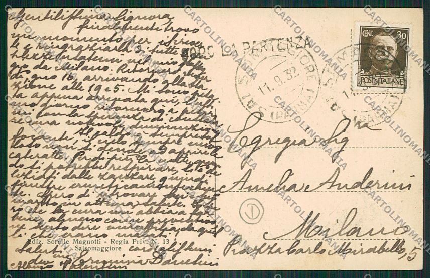 Parma Salsomaggiore cartolina QQ9516 – retro
