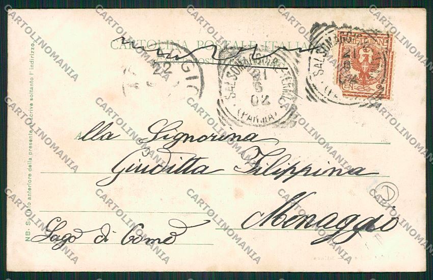 Parma Salsomaggiore cartolina QQ9518 – retro