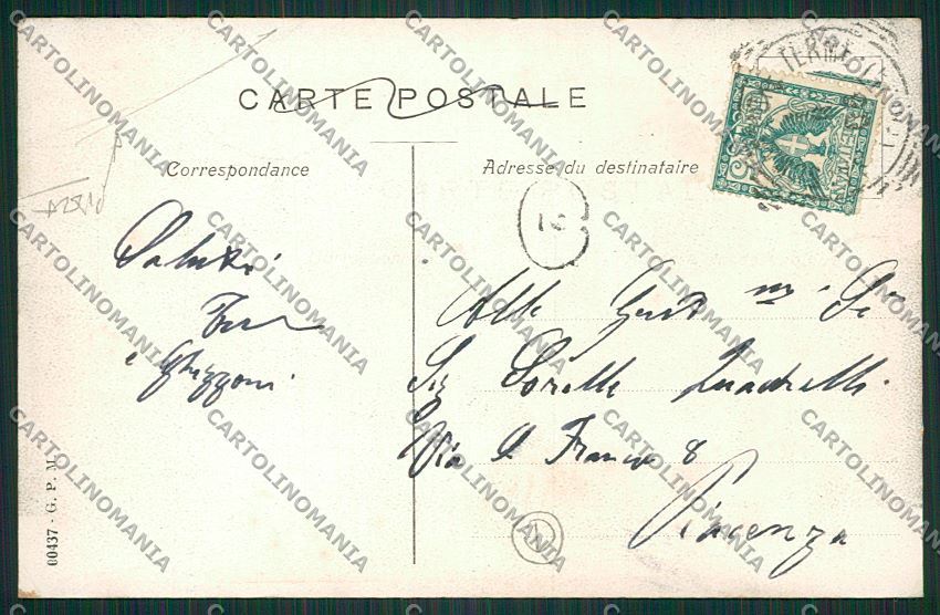 Parma Salsomaggiore PIEGA cartolina QQ9520 – retro