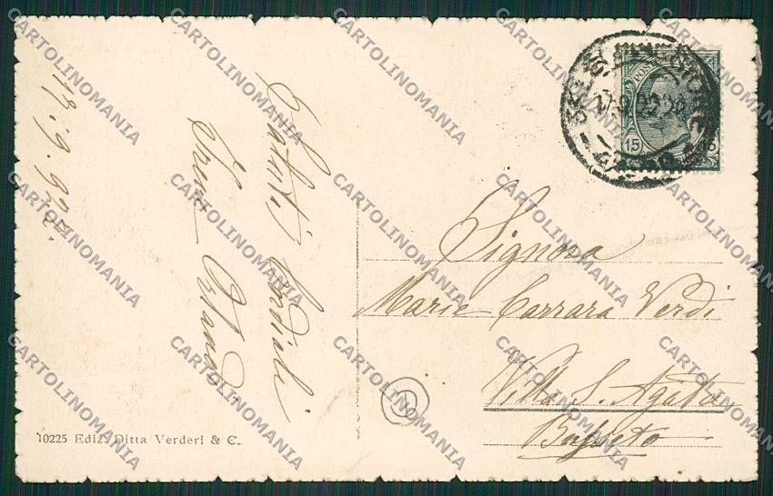 Parma Salsomaggiore cartolina QQ9521 – retro