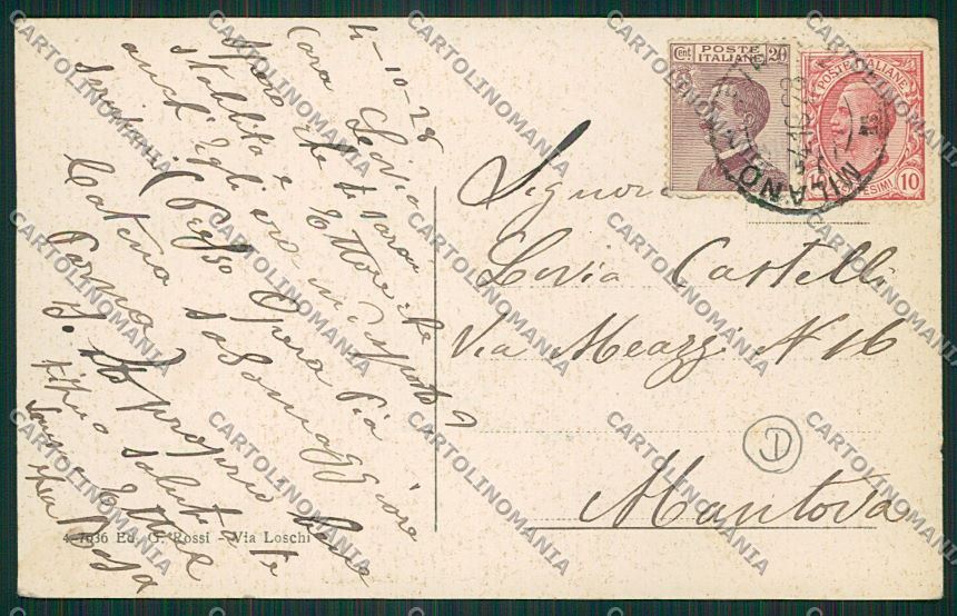 Parma Salsomaggiore cartolina QQ9522 – retro