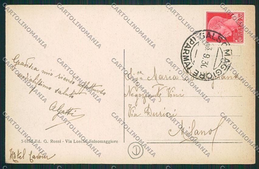 Parma Salsomaggiore cartolina QQ9528 – retro