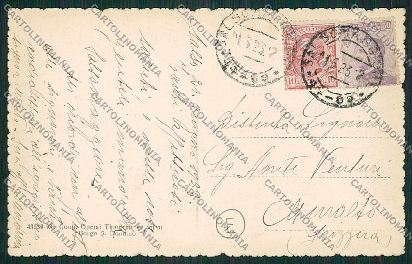 Parma Salsomaggiore Saluti da cartolina QQ9543 – retro