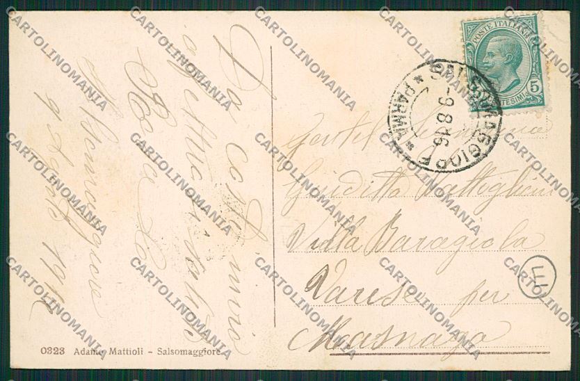Parma Salsomaggiore cartolina QQ9559 – retro