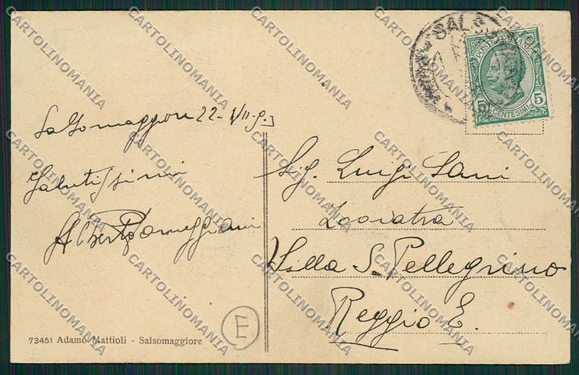 Parma Salsomaggiore cartolina QQ9562 – retro