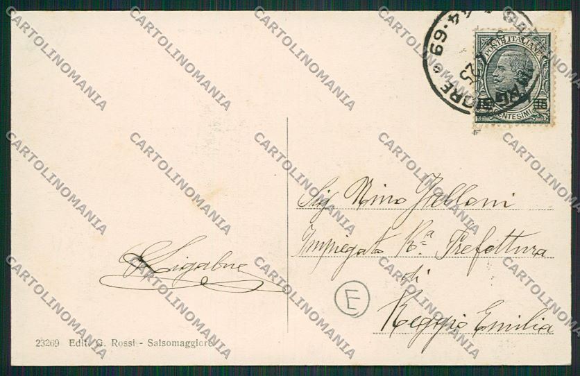 Parma Salsomaggiore cartolina QQ9565 – retro