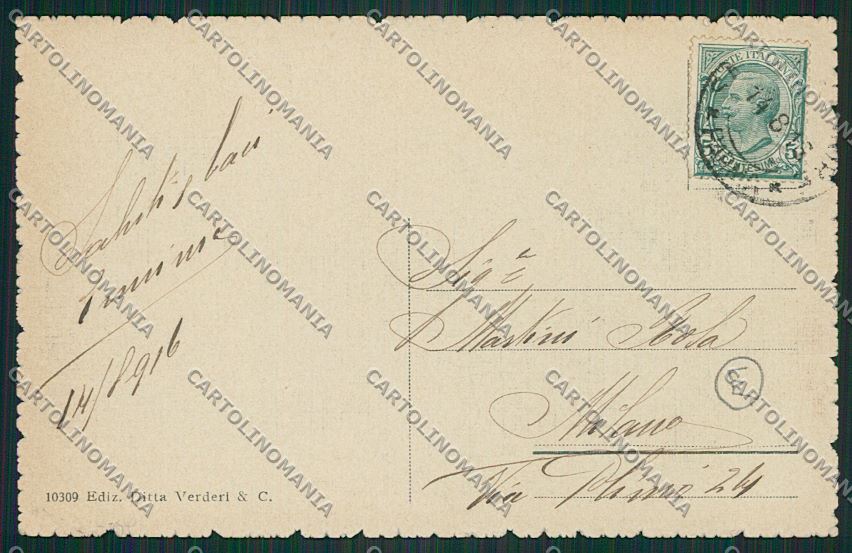 Parma Salsomaggiore cartolina QQ9570 – retro