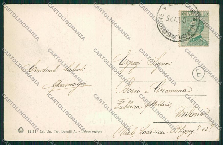 Parma Salsomaggiore cartolina QQ9571 – retro