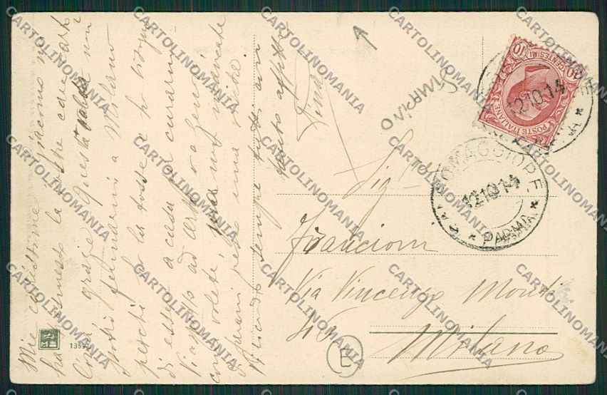 Parma Salsomaggiore Poste STRAPPINO cartolina QQ9572 – retro