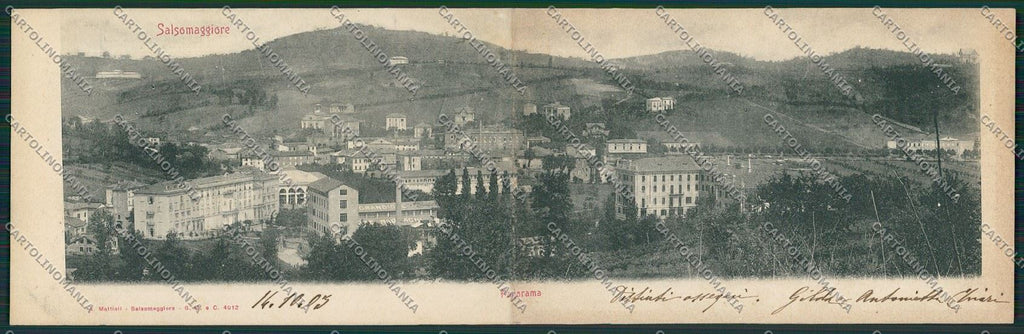 Parma Salsomaggiore doppia cartolina QQ9575 – fronte