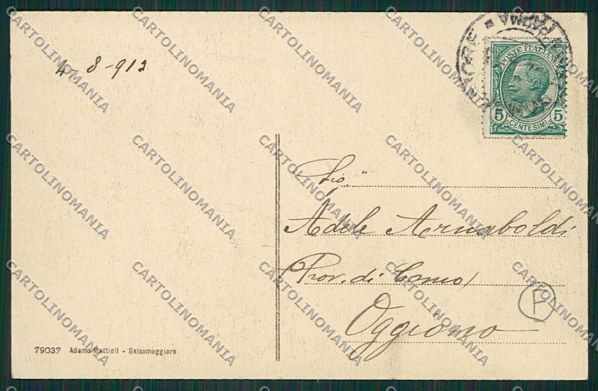 Parma Salsomaggiore cartolina QQ9589 – retro