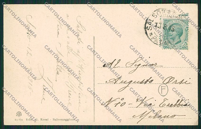 Parma Salsomaggiore cartolina QQ9590 – retro