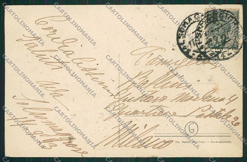 Parma Salsomaggiore cartolina QQ9600 – retro