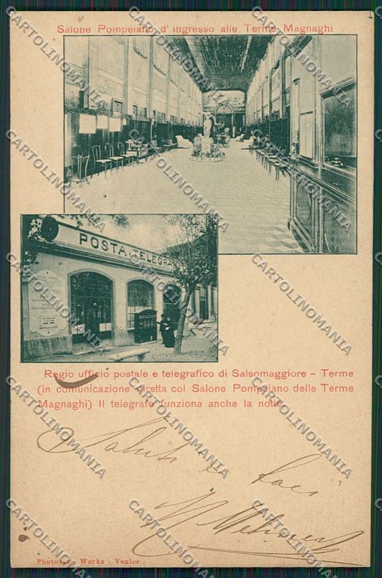 Parma Salsomaggiore Poste cartolina QQ9608 – fronte