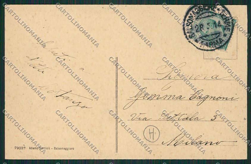 Parma Salsomaggiore cartolina QQ9613 – retro