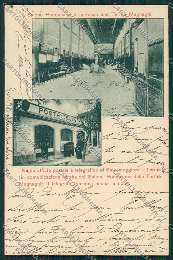 Parma Salsomaggiore Poste cartolina QQ9615 – fronte