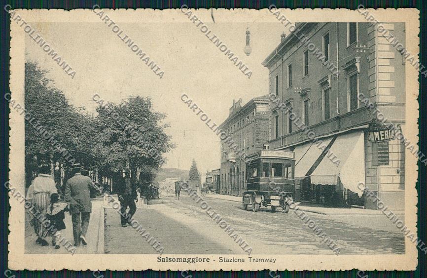 Parma Salsomaggiore autopostale cartolina QQ9618 – fronte