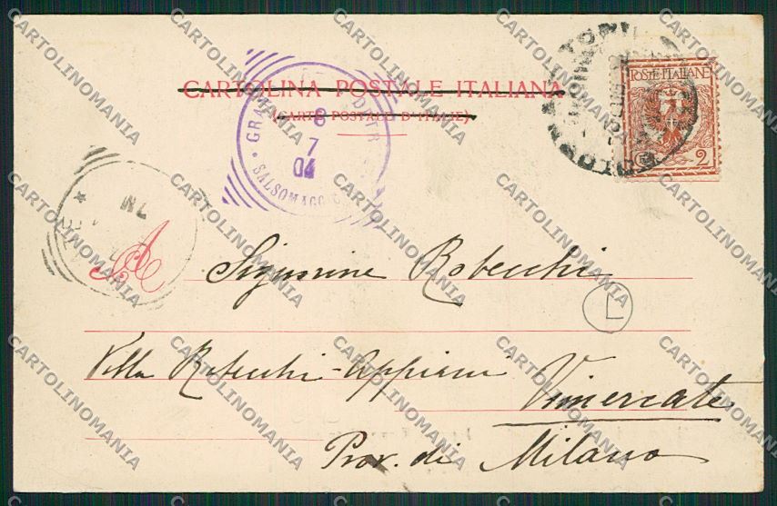 Parma Salsomaggiore cartolina QQ9619 – retro