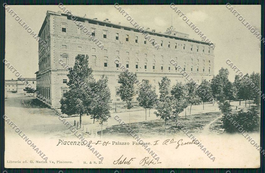 Piacenza città PIEGHINA cartolina QQ9625 – fronte