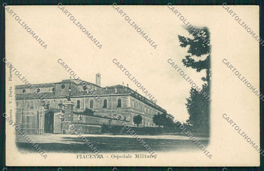 Piacenza Militari Ospedale cartolina QQ9639 – fronte
